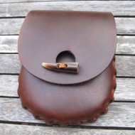 FB Special Order Pouch - Hand-Laced Leather Belt Pouch