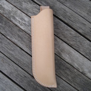 Knife Sheath 1 - Natural Leather (Wet Form) Knife Sheath To Fit Mora Or Similar Size Bushcraft Knife