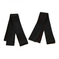 Cuff Bindings (narrow) - Dark Brown Suede