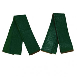 Cuff Bindings (2" wide x 22") - Forest Green Leather