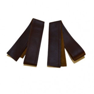 Cuff Bindings (narrow) - Donkey Brown Suede