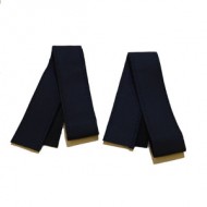 Cuff Bindings (narrow) - Navy Leather
