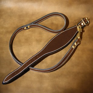 Whippet or Small Lurcher Collar and Matching Lead in Brown Leather Whippet or Small Lurcher Collar and Matching Lead in Brown Leather