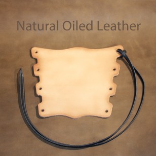 Archery Bracer - Laced Medieval Castle Style Fits Child to Adult - Natural Leather