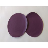 Leather Elbow Patches - (Size Large) Damson (three sizes available)