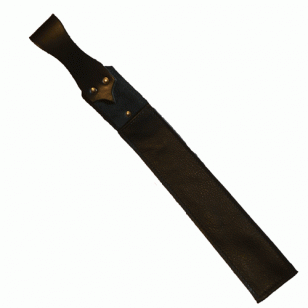 Harry Potter style Wand 'Holster' with Belt Loop (Black Leather) to be worn on a belt (not supplied)