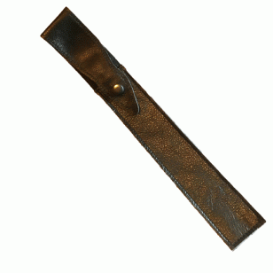 Harry Potter style Leather Wand Pouch (Black)