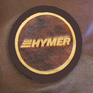 Hymer - Leather Coaster (pair)