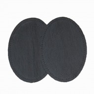 Leather Elbow Patches - (Size Small) Dark Brown (three sizes available)