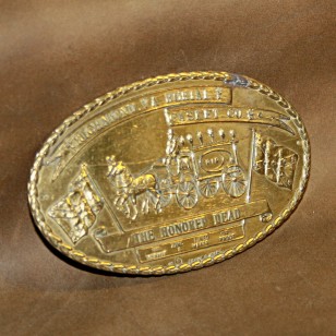 Minted Brass Buckle - Richmond Burial Casket Company