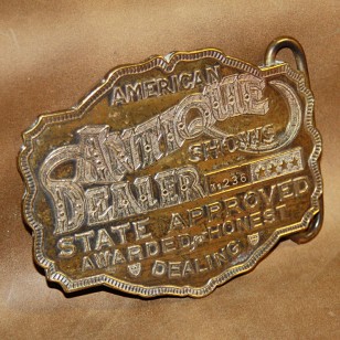 Minted Brass Buckle - Honest Antique Dealer