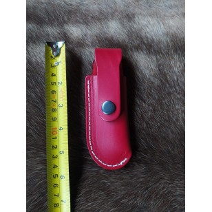 Knife - Red Pouch to fit Small Folding Knife