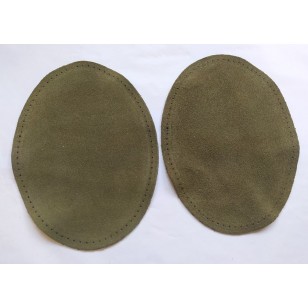 Suede Elbow Patches - (Size: Medium) Sage Green (Three sizes available)