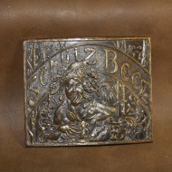 Minted Brass Buckle - Schlitz Beer