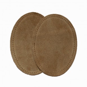 Suede Elbow Patches - (Size: Large) Tan (three sizes available)