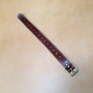 Straps - 1.5" Wide Classic Sports Car Rack 20" Extension Strap in Dark Brown Leather (SINGLE STRAP)