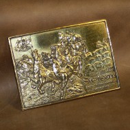 Minted Brass Buckle - Stetson (polished)